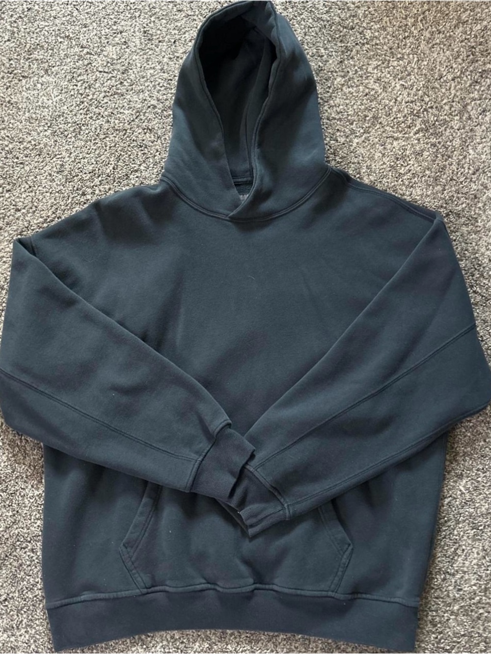 Navy blue Abercrombie & Fitch soft essentials hoodie